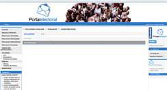 Desktop Screenshot of portalelectoral.com