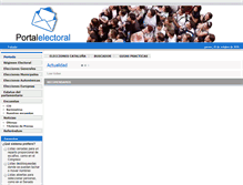 Tablet Screenshot of portalelectoral.com